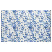 Klassisches blaues Blumen-Toile-Muster Stoff (Fat Quarter (45,7 x 55,9 cm))