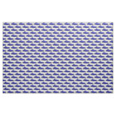 Klassisches blaues frisiertes Auto Stoff (Yard (91,4 cm))