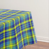 Klassisches Blaues Kariertes Tartan Muster Tischdecke (Beispiel)