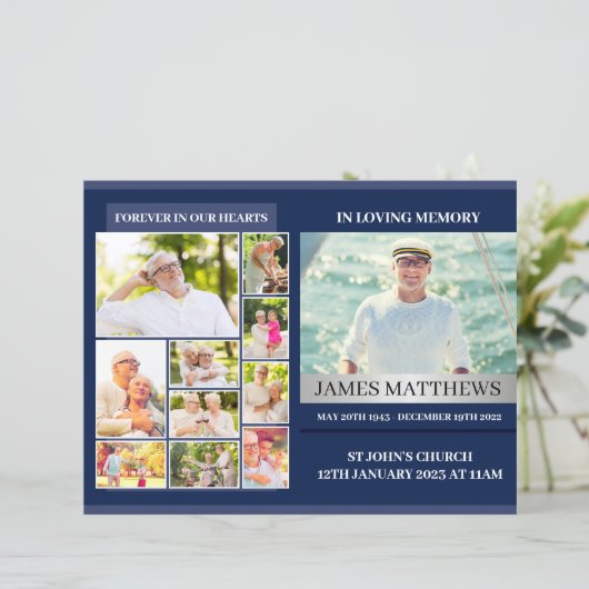 Klassisches Blue Funerary Program (Stehend Vorderseite)