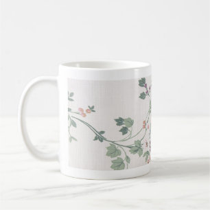 Klassisches Blumen Kaffeetasse