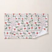 Klassisches Blumenmuster-Badetuch-Set Badhandtuch Set (Handtuch)