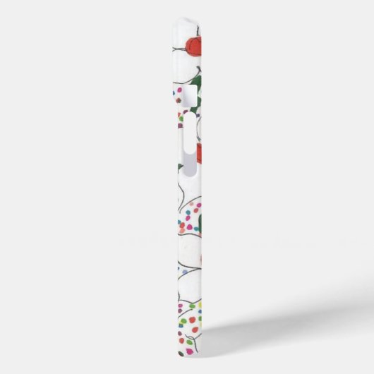 Klassisches Blumenmuster Case-Mate iPhone Hülle (Rückseite / Links)