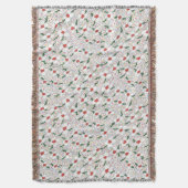 Klassisches Blumenmuster Decke (Vorderseite Vertikal)