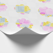 Klassisches Blumenmuster Geschenkpapier (Ecke)