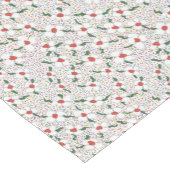 Klassisches Blumenmuster Kurzer Tischläufer (Ecke)