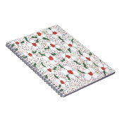 Klassisches Blumenmuster Notizblock (Rechte Seite)