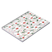 Klassisches Blumenmuster Notizblock (Linke Seite)