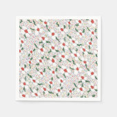 Klassisches Blumenmuster Serviette (Vorderseite)