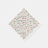Klassisches Blumenmuster Serviette (Ecke)