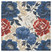 Klassisches Blumenmuster Stoff (Nahaufnahme)