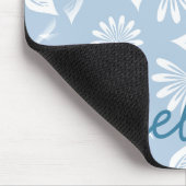 Klassisches Blumenmuster - Wählen Sie Ihre Farbe! Mousepad (Ecke)