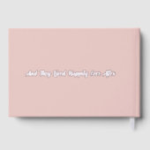 Klassisches Blumenstrauß-Lehrbuch Gästebuch (Rückseite)