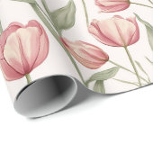 Klassisches Blütenpapier Geschenkpapier (Rolleneckpunkt)