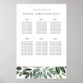 Klassisches botanisches Design Poster (Vorne)