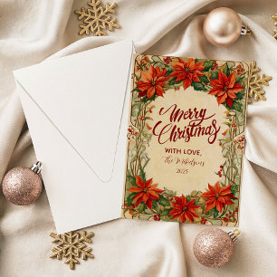 Klassisches botanisches Weihnachten