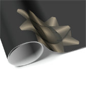 Klassisches Bows Weihnachtswrapping Paper Geschenkpapier (Rolleneckpunkt)