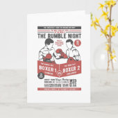 Klassisches Boxing Karte (Gelbe Blume)