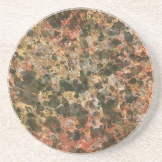 Klassisches braunes Marmormuster Drink Untersetzer (Vorne)