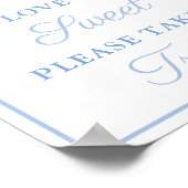 Klassisches Brautparty mit blass und orangefarbene Poster (Ecke)