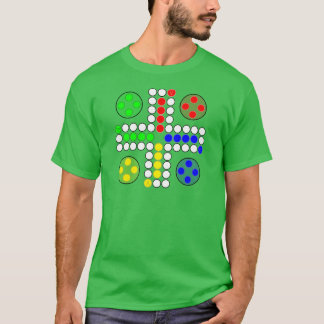 Klassisches Brettspiel Ludo T-Shirt