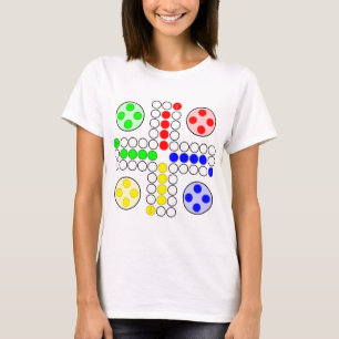 Klassisches Brettspiel Ludo T-Shirt