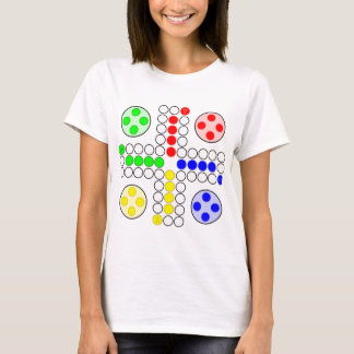 Klassisches Brettspiel Ludo T-Shirt