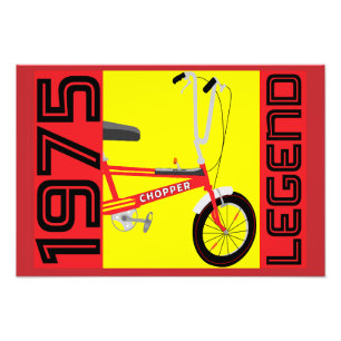 Klassisches Britisches Fahrrad der 70er Jahre Fotodruck