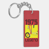 Klassisches Britisches Fahrrad der 70er Jahre Schlüsselanhänger (Vorderseite links)