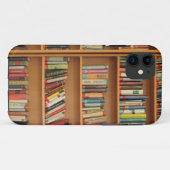 Klassisches Bücherregalmuster, Bücher, alte Bücher Case-Mate iPhone Hülle (Rückseite (Horizontal))