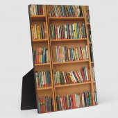 Klassisches Bücherregalmuster, Bücher, alte Bücher Fotoplatte (Seite)
