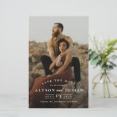 Klassisches Budget Foto Hochzeit speichern das Dat (Stehend Vorderseite)