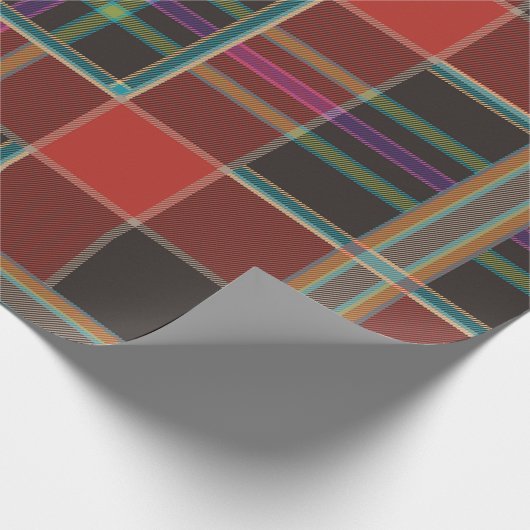 Klassisches Buffalo-Kariertes Wrapping Paper Geschenkpapier (Ecke)