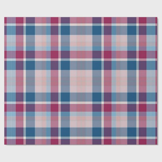 Klassisches Buffalo-Kariertes Wrapping Paper Geschenkpapier (Flach)