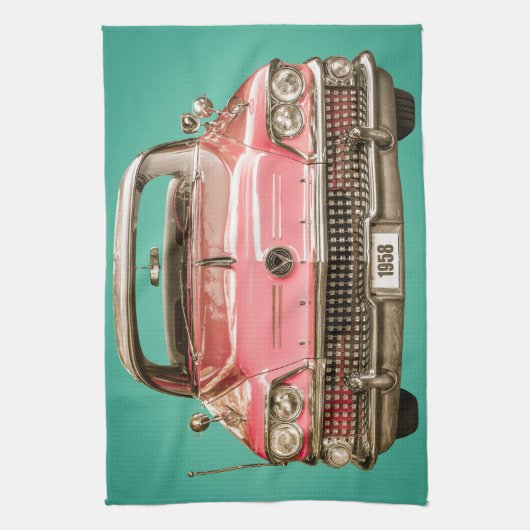 Klassisches Buick 1958 Jahrhundert-Auto Küchentuch (Vertikal)