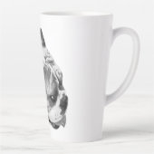 Klassisches Bulldoggen-Profil mit modernem Touch Milchtasse (Rechts)