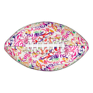 Klassisches bunter Blumenmuster All-Over-Print Football