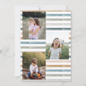 Klassisches buntes Foto Moderne Weihnachten (Rückseite)