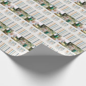 Klassisches buntes Foto Moderne Weihnachten Geschenkpapier (Ecke)