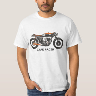 Klassisches Café-Rennläufer-Motorrad T-Shirt