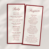 Klassisches Calligrafy Deep Red Old Money Programm