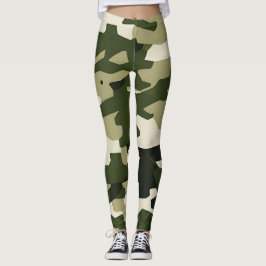 Klassisches Camouflage Legging, Design-Muster für  Leggings