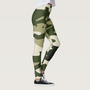 Klassisches Camouflage Legging, Design-Muster für  Leggings