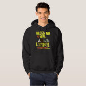 Klassisches Camping für Husband und Ehefrau Hoodie (Vorne ganz)