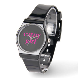 Klassisches Carny Mädchen Armbanduhr