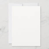 Klassisches Champagner-Calla-Lily-Monogramm-Hochze Save The Date (Rückseite)
