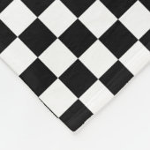 Klassisches Checkered blute ich, den Fleecedecke (Ecke)