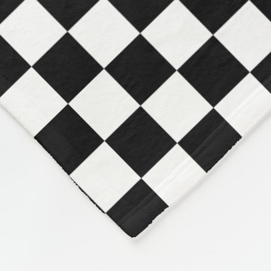 Klassisches Checkered blute ich, den Fleecedecke (Ecke)