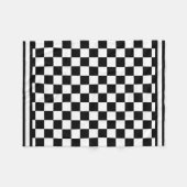 Klassisches Checkered blute ich, den Fleecedecke (Vorderseite (Horizontal))