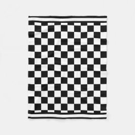 Klassisches Checkered blute ich, den Fleecedecke